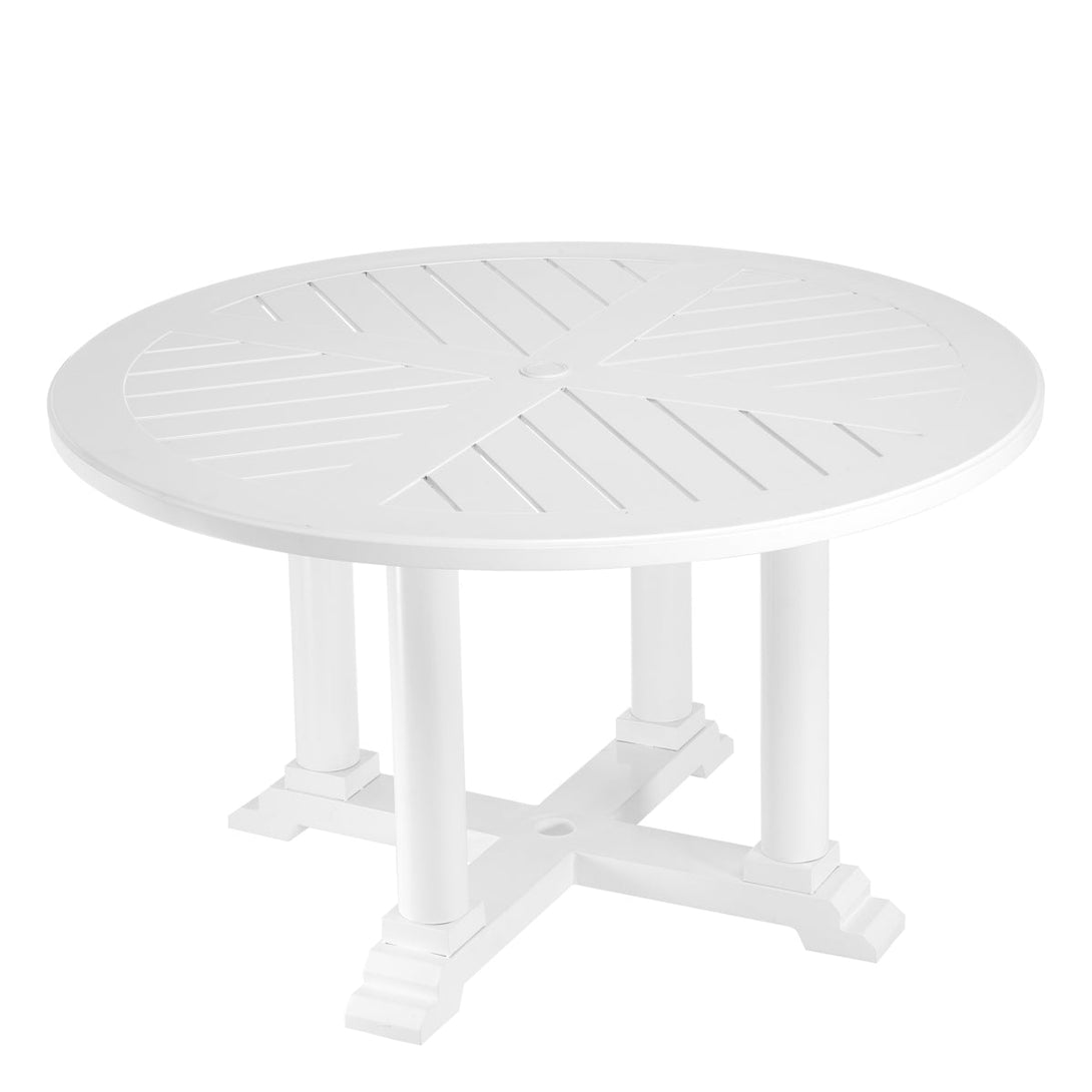 Outdoor Dining Table Bell Rive S White Finish Outdoor Eichholtz