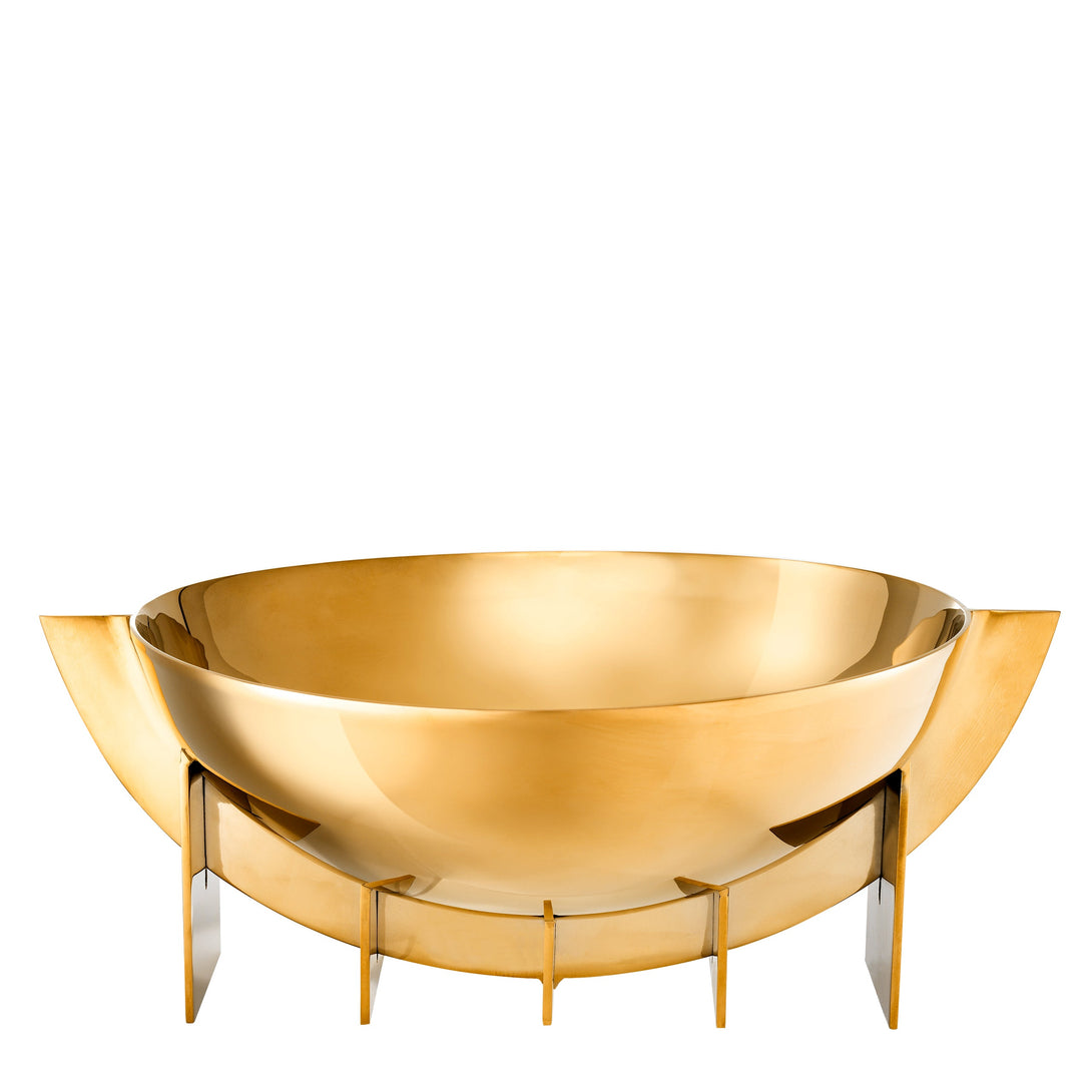 Bowl Bismarck Gold Finish Accessories Eichholtz
