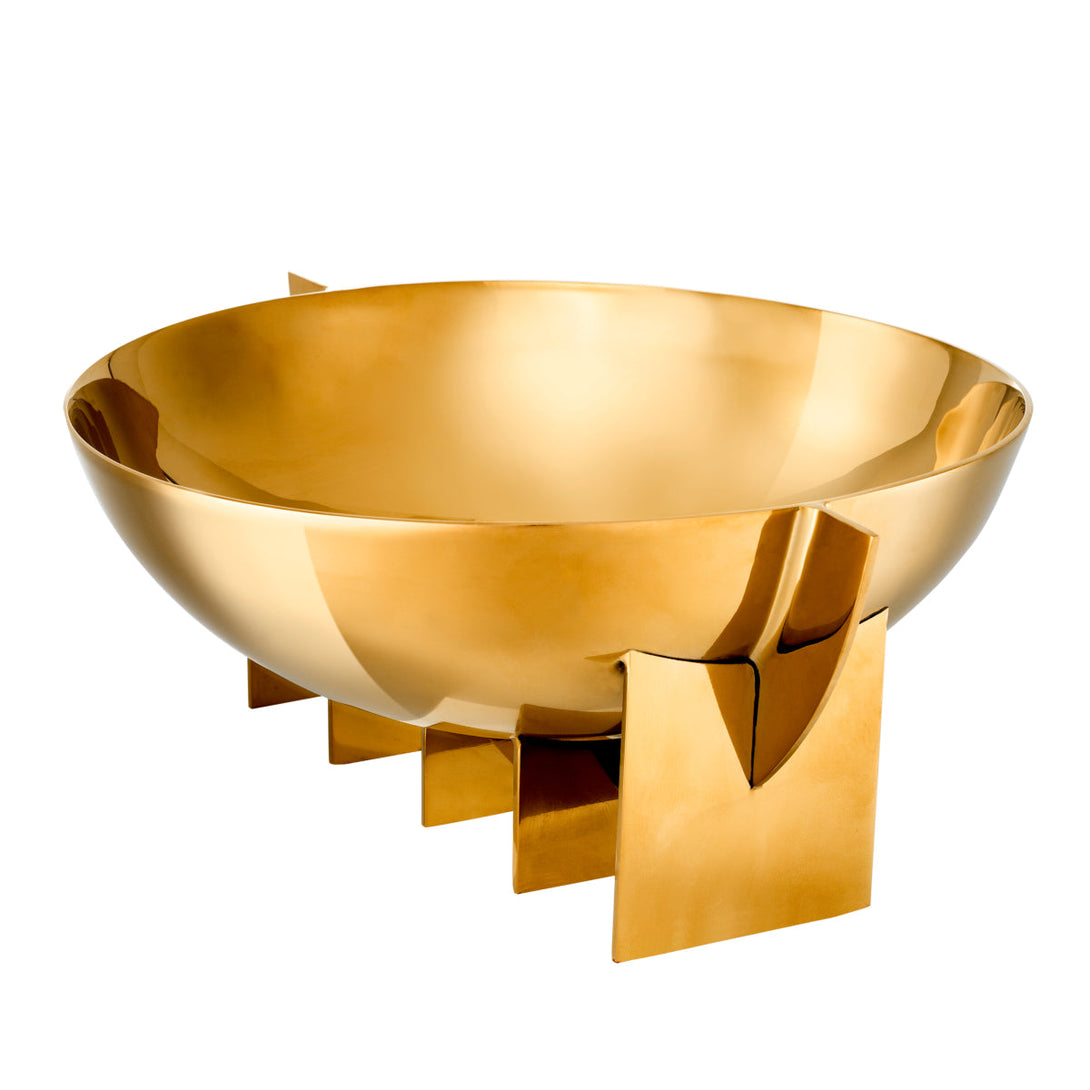 Bowl Bismarck Gold Finish Accessories Eichholtz