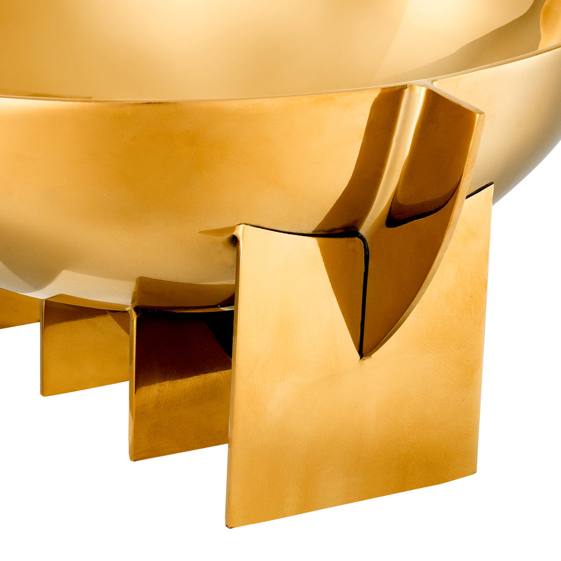 Bowl Bismarck Gold Finish Accessories Eichholtz