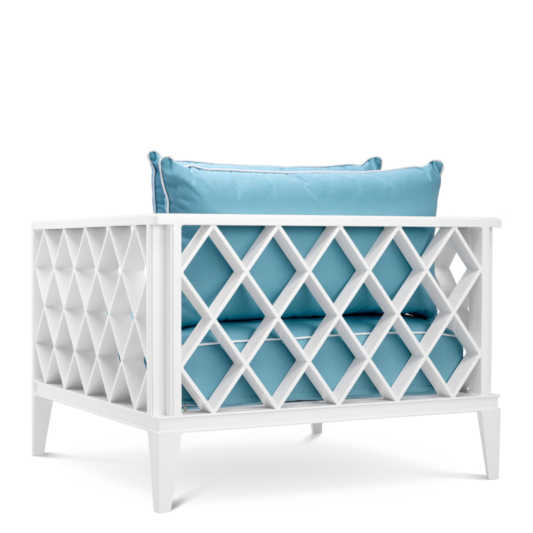 Outdoor Chair Ocean Club White Finish Outdoor Eichholtz