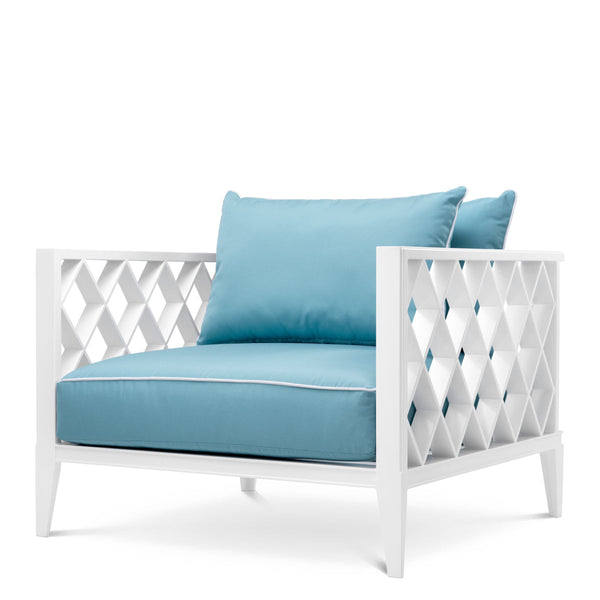 Outdoor Chair Ocean Club White Finish Outdoor Eichholtz