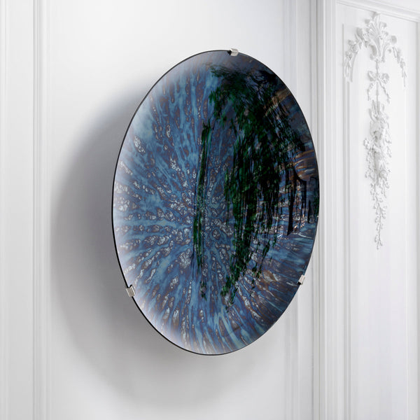 Wall Object Laguna S Concave Mirror Blue Accessories Eichholtz