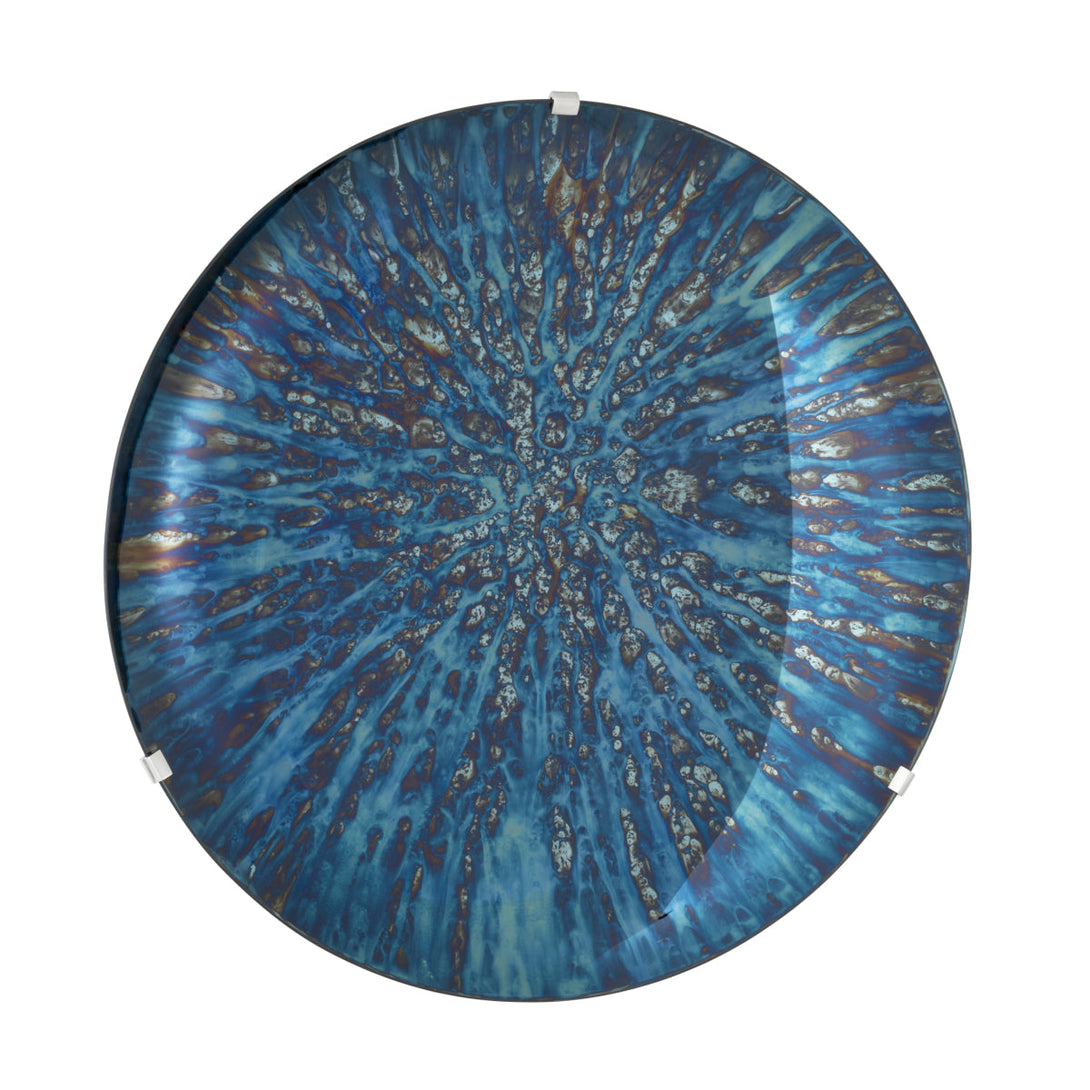 Wall Object Laguna S Concave Mirror Blue Accessories Eichholtz