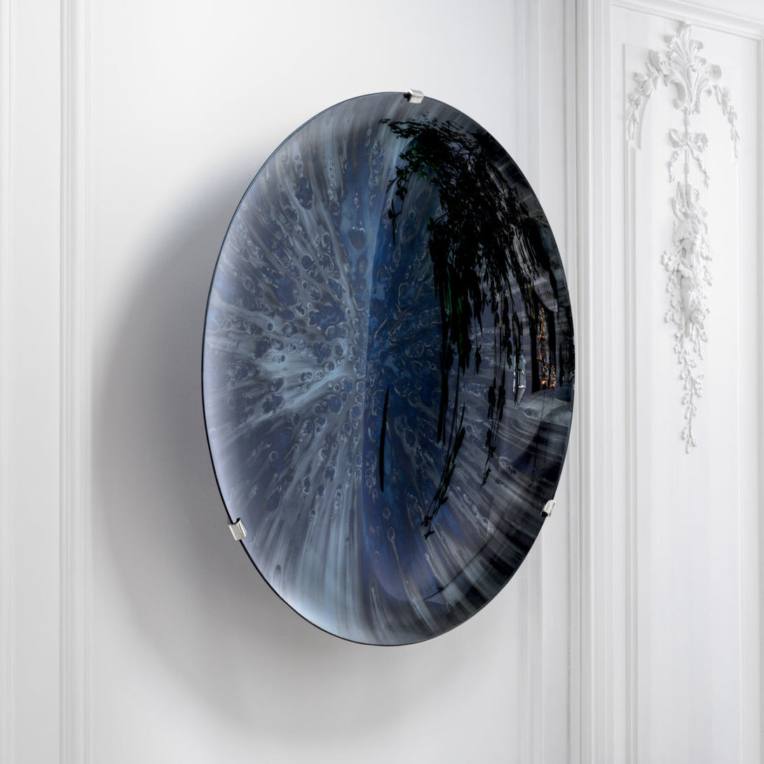 Wall Object Laguna S Concave Mirror Blue Accessories Eichholtz