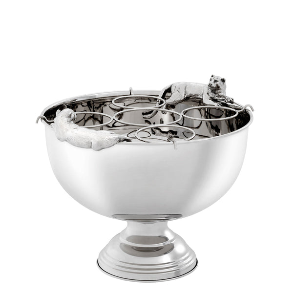 Champagne Cooler Jordan Nickel Finish Accessories Eichholtz