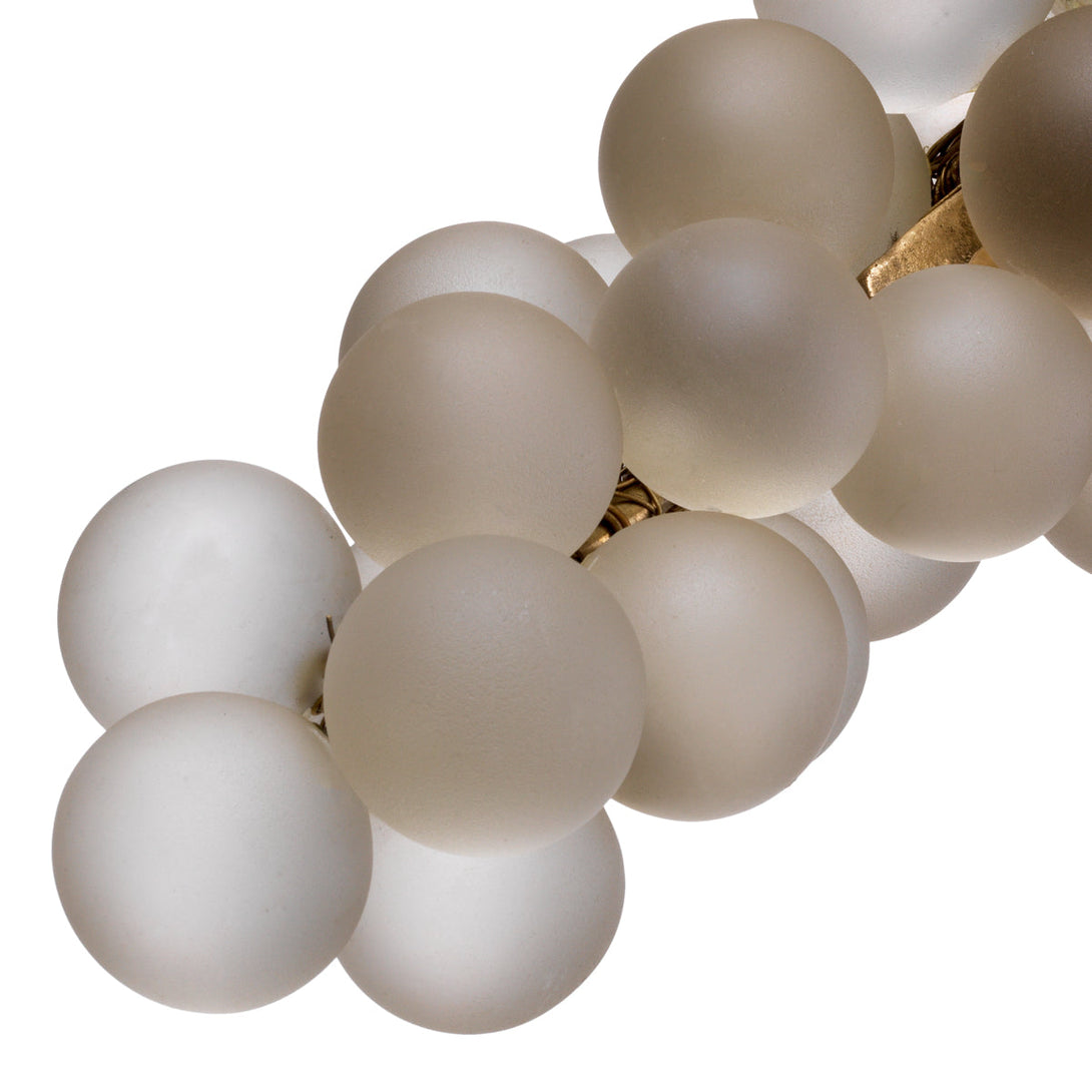 Object French Grapes White Glass Accessories Eichholtz