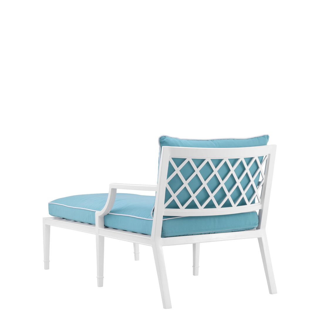 Outdoor Daybed Bella Vista White Finish Outdoor Eichholtz