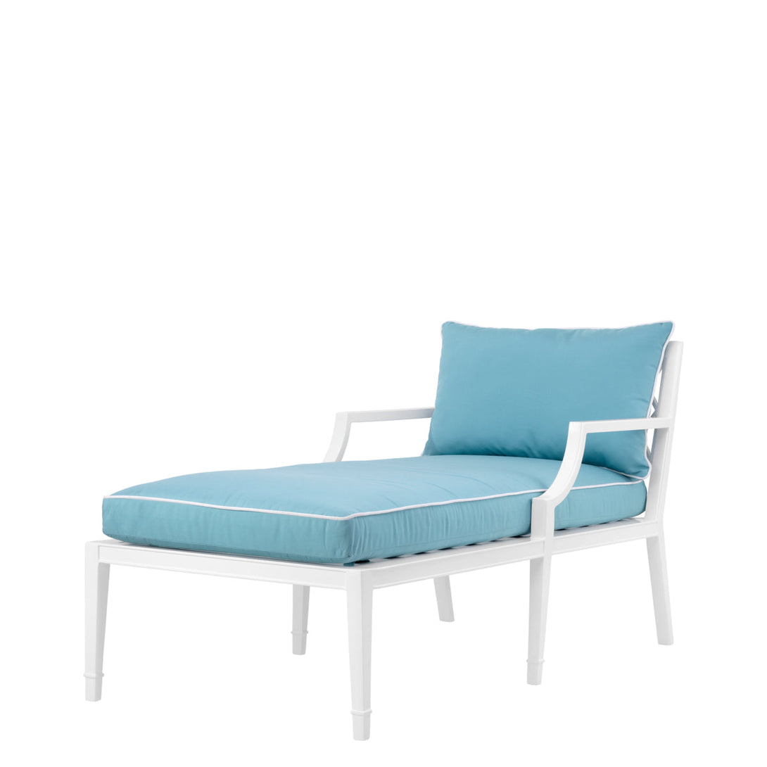 Outdoor Daybed Bella Vista White Finish Outdoor Eichholtz