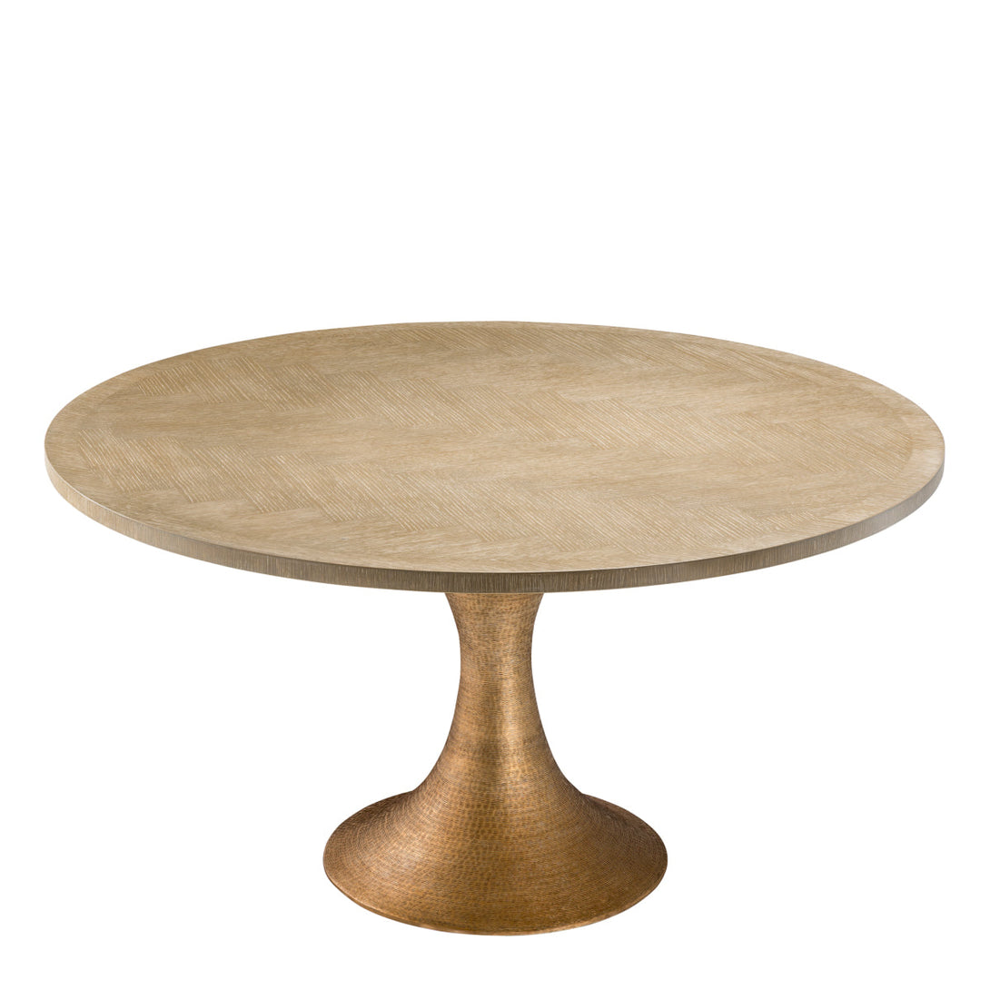 Dining Table Melchior round Furniture Eichholtz