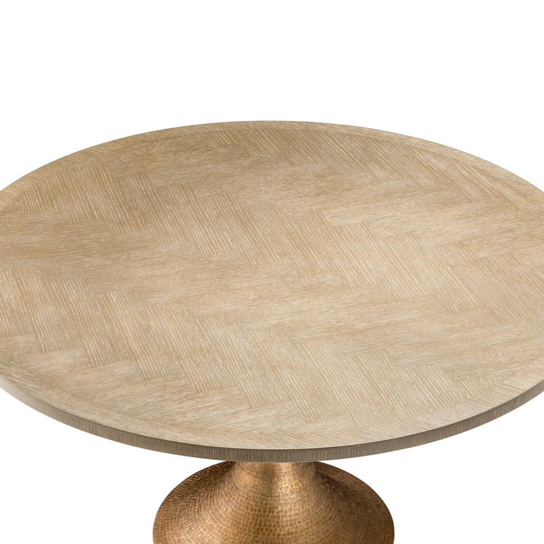 Dining Table Melchior round Furniture Eichholtz