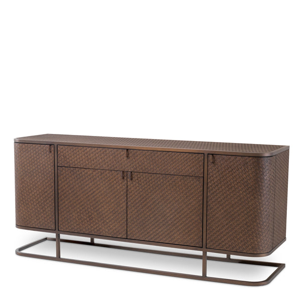Dresser Napa Valley Woven Oak Veneer Furniture Eichholtz