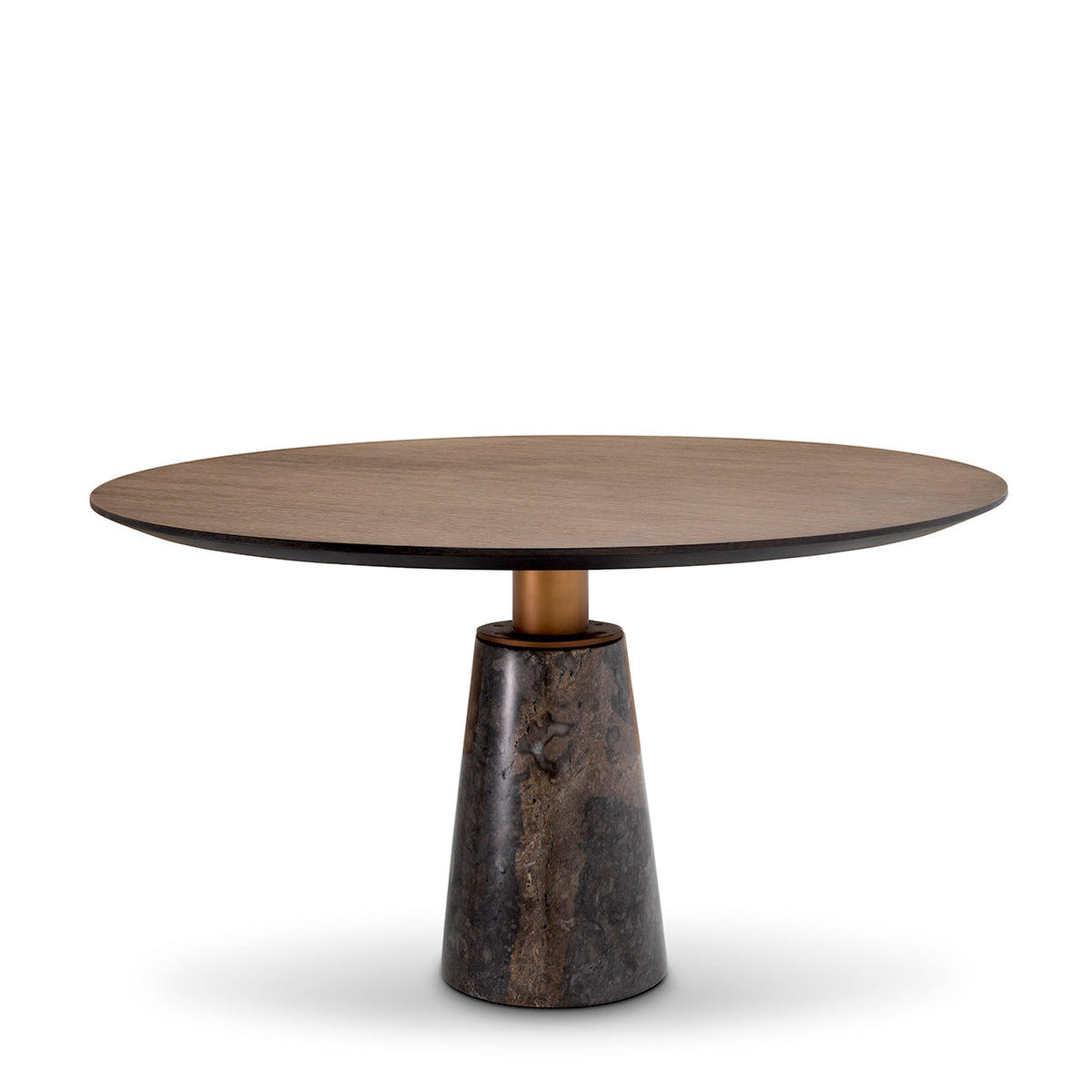 Dining Table Genova Grey Marble Furniture Eichholtz