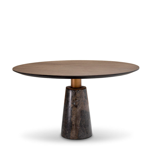 Dining Table Genova Grey Marble Furniture Eichholtz