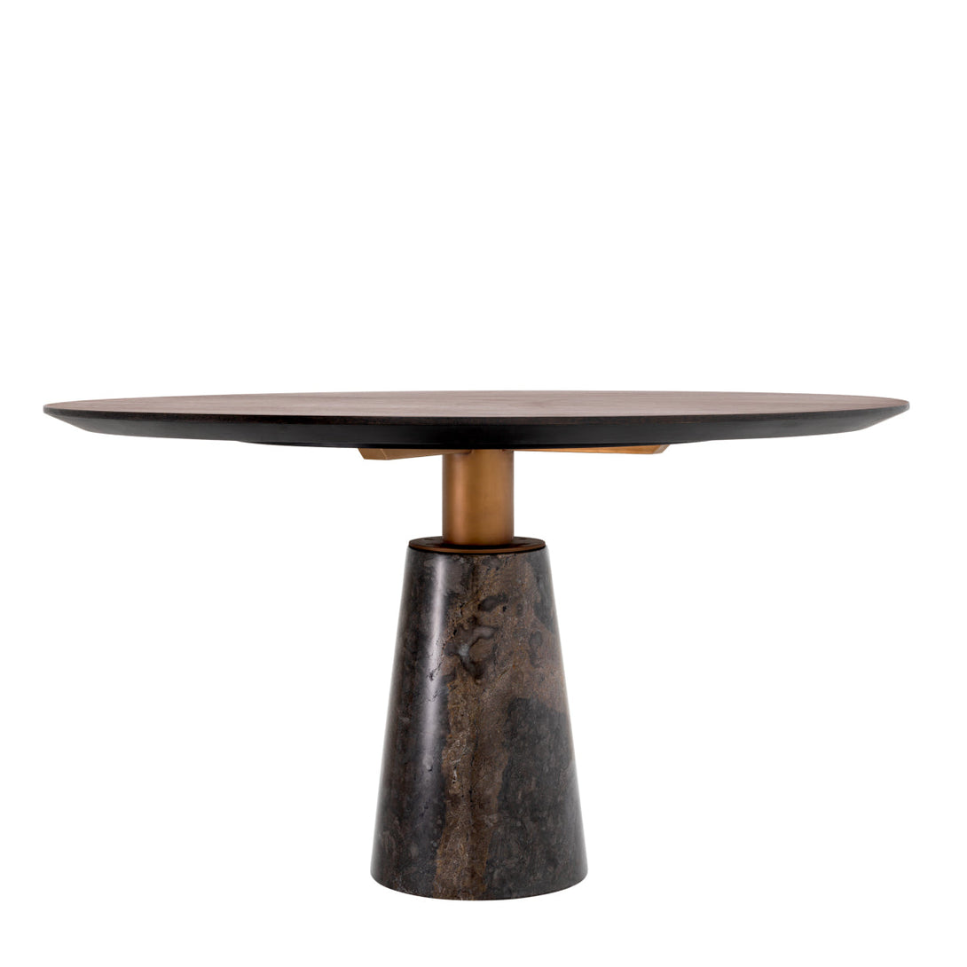 Dining Table Genova Grey Marble Furniture Eichholtz
