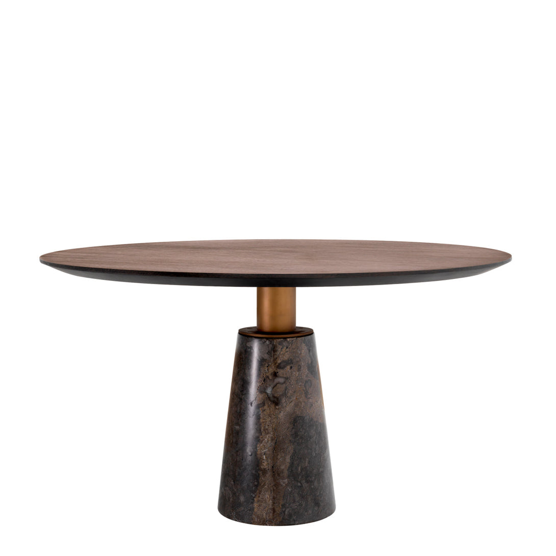 Dining Table Genova Grey Marble Furniture Eichholtz