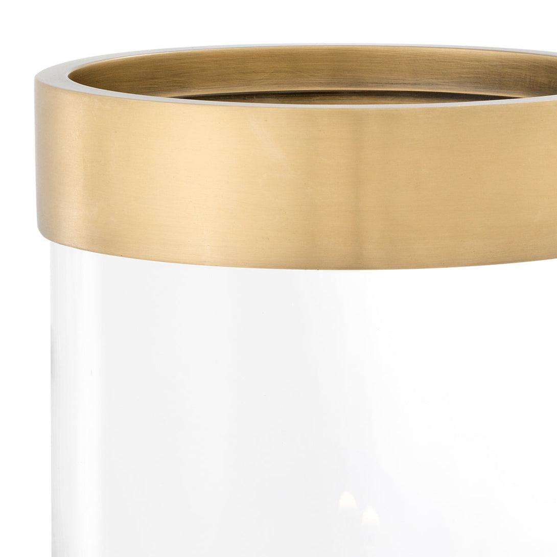 Hurricane Vertex S Clear Antique Brass Finish Accessories Eichholtz