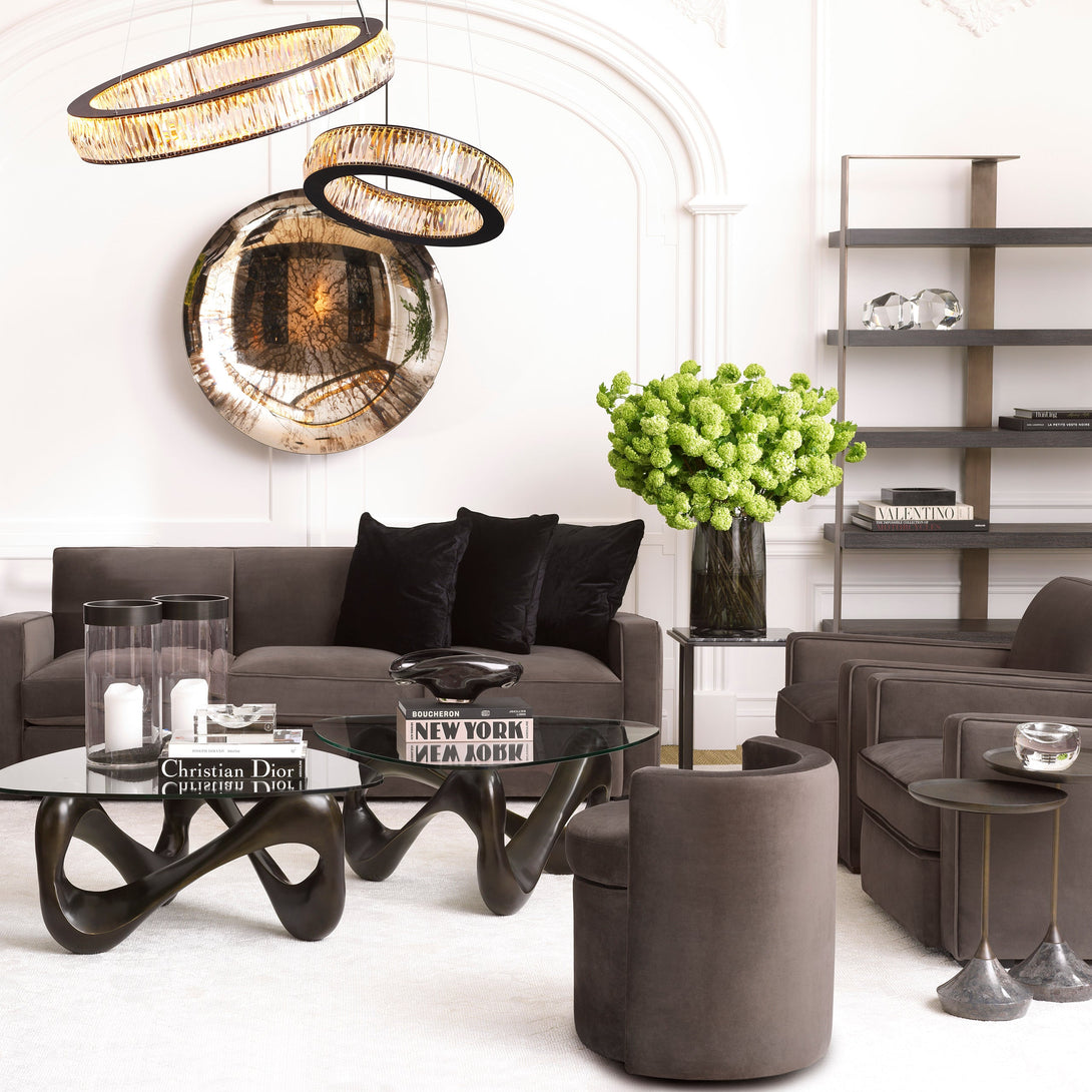 Hurricane Vertex L Clear Bronze Finish Accessories Eichholtz