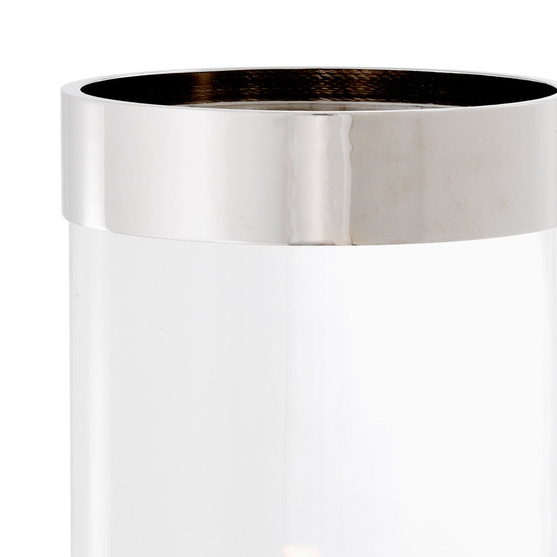 Hurricane Vertex L Clear Nickel Finish Accessories Eichholtz