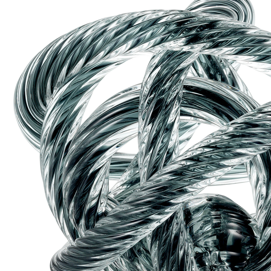 Desk Accessory Dominico M Grey Blue Glass Accessories Eichholtz