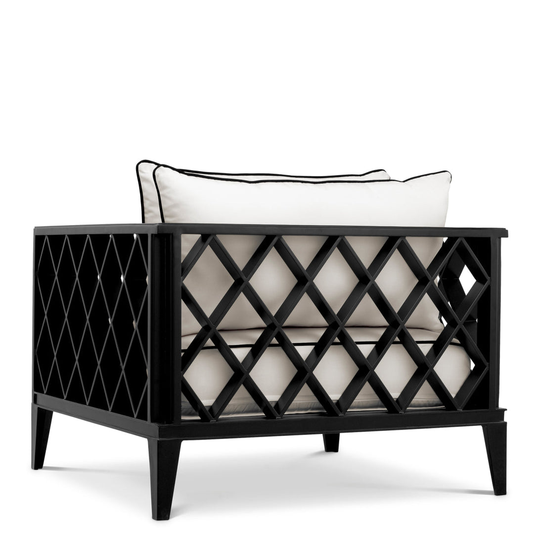 Outdoor Chair Ocean Club Black Finish Outdoor Eichholtz