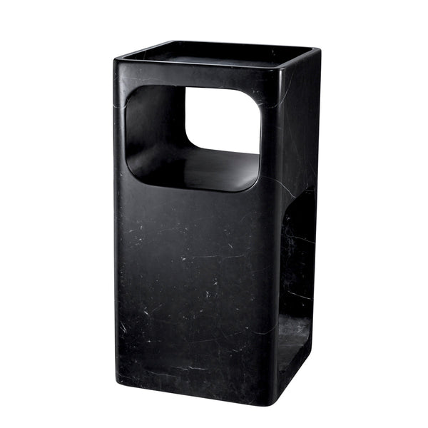 Side Table Adler Honed Black Marble - Image 1
