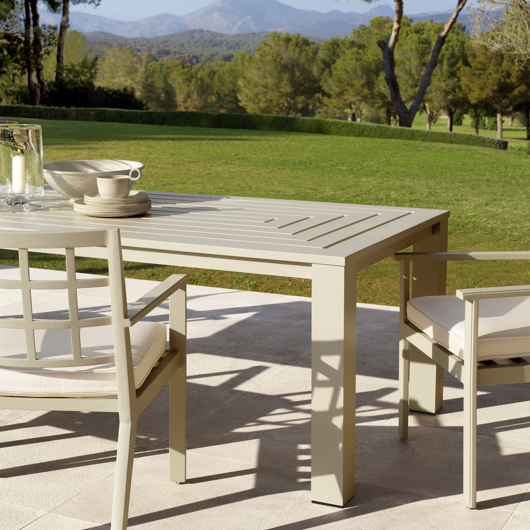 Outdoor Dining Table Vistamar Sand Finish Outdoor Eichholtz
