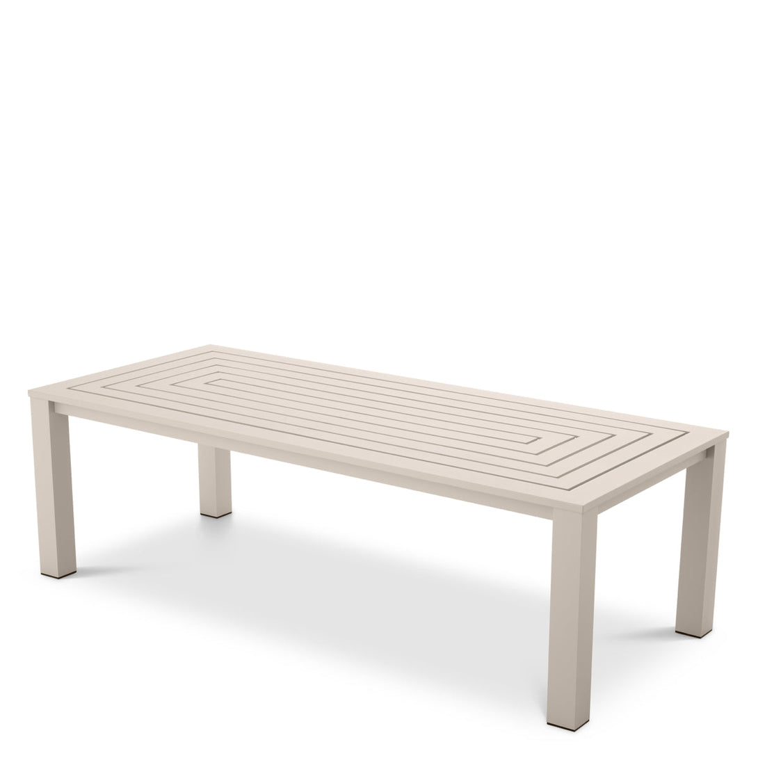 Outdoor Dining Table Vistamar Sand Finish Outdoor Eichholtz