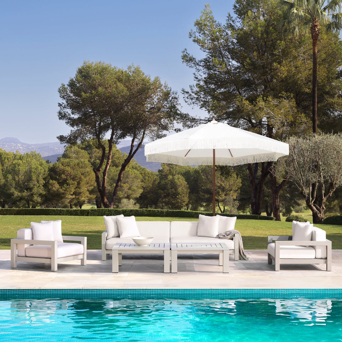 Outdoor Chair Cap-Antibes Sand Finish Outdoor Eichholtz