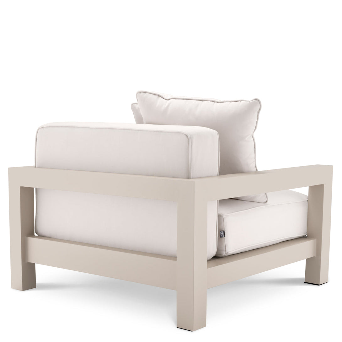 Outdoor Chair Cap-Antibes Sand Finish Outdoor Eichholtz
