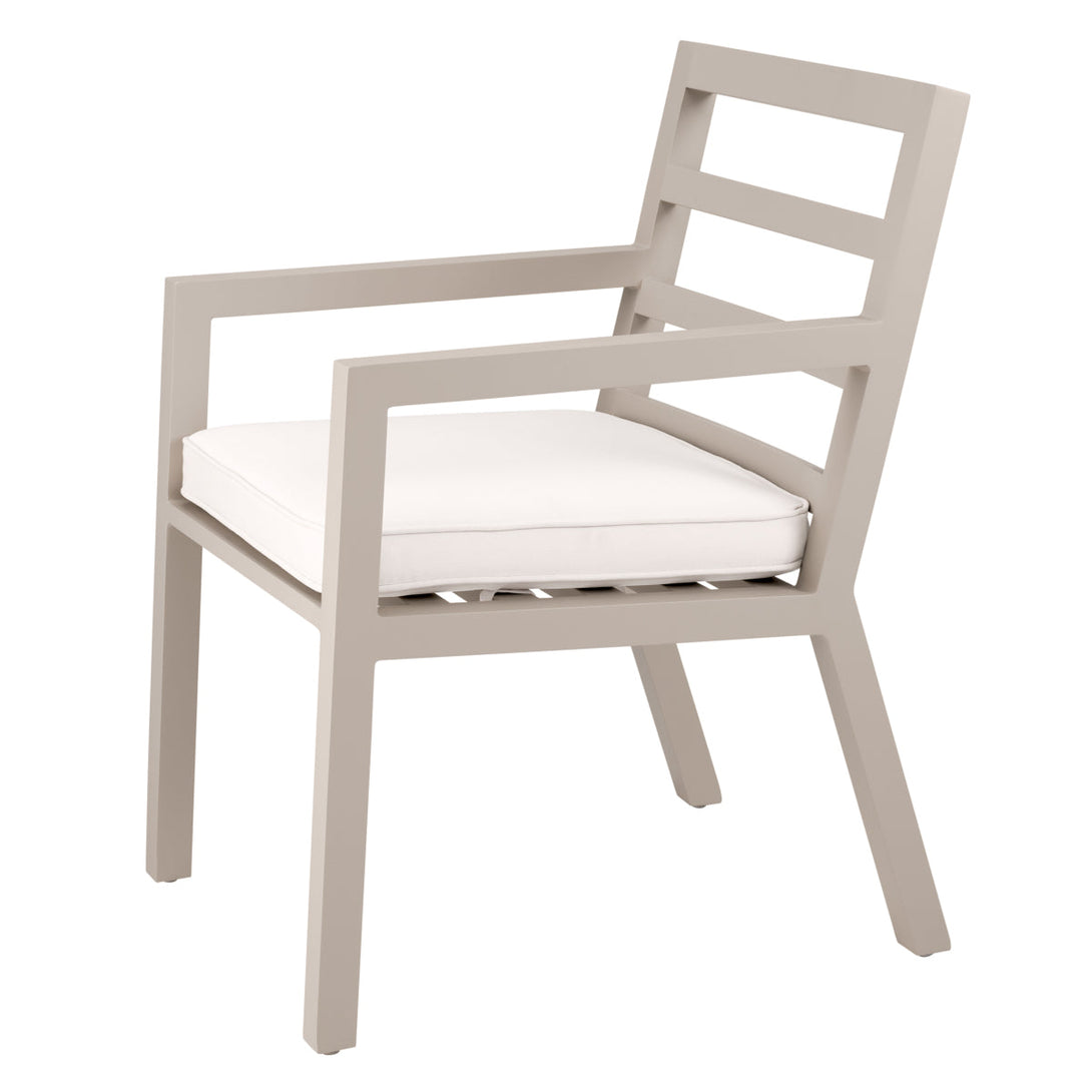 Outdoor Dining Chair Delta Sand Finish Furniture Eichholtz