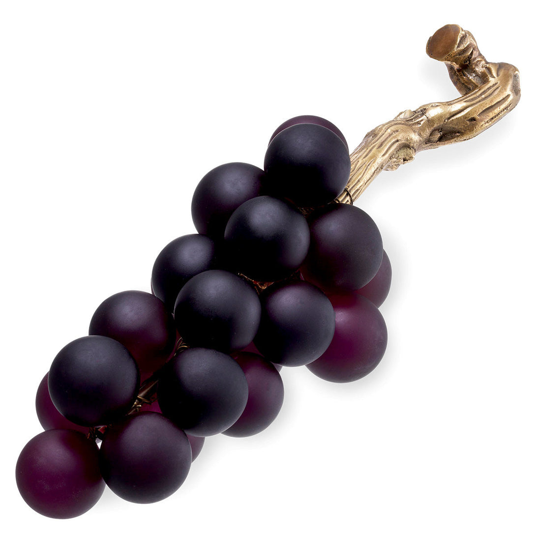 Object French Grapes Purple Glass Accessories Eichholtz