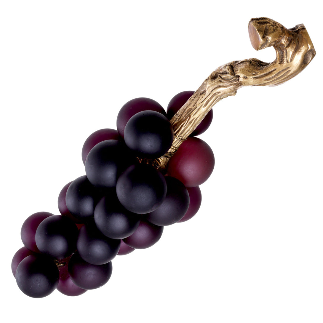 Object French Grapes Purple Glass Accessories Eichholtz