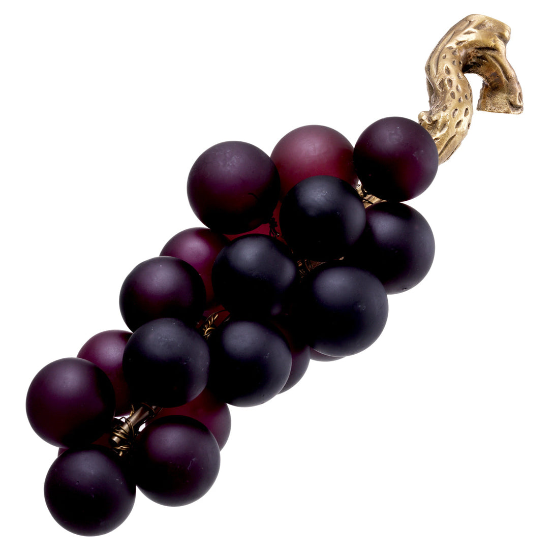 Object French Grapes Purple Glass Accessories Eichholtz