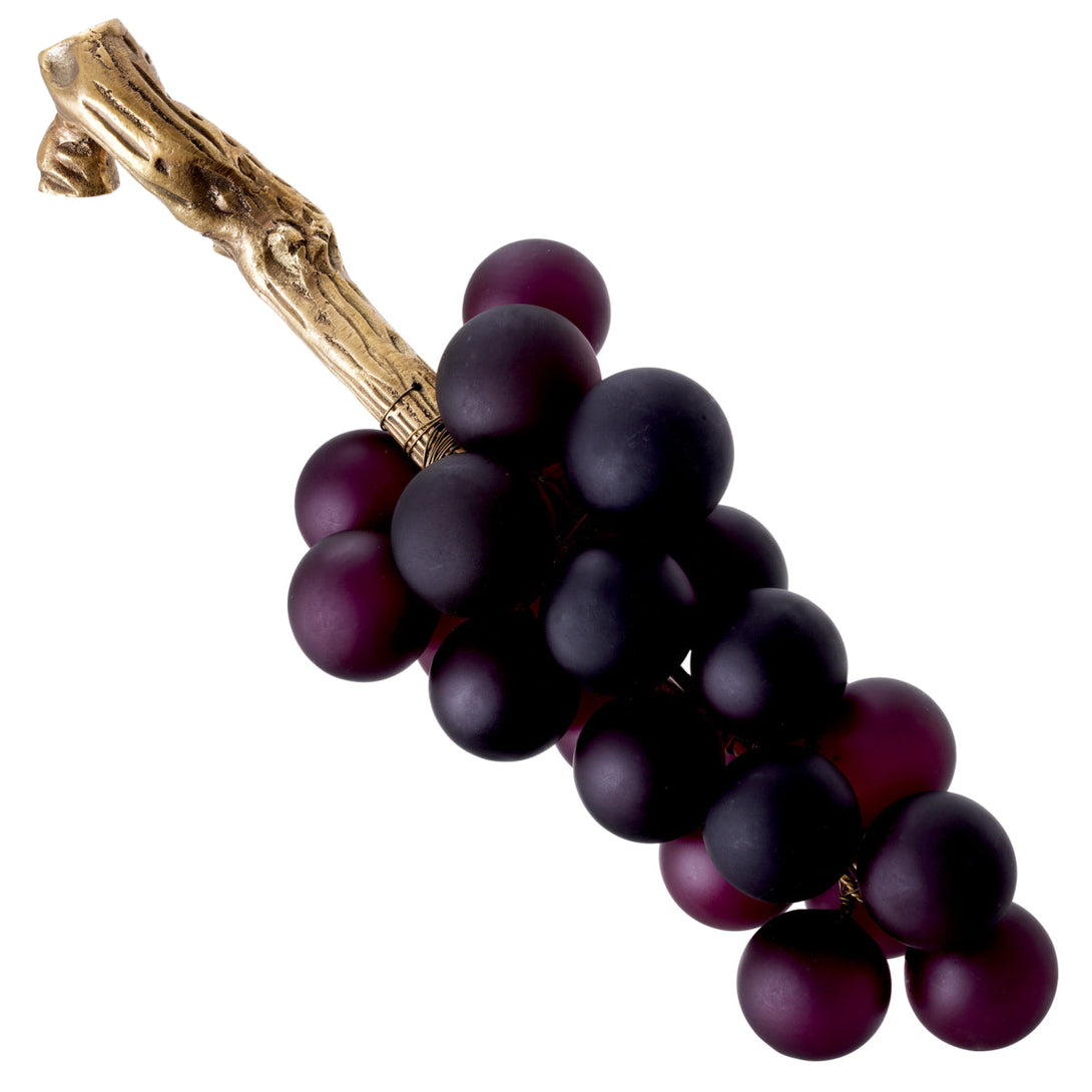 Object French Grapes Purple Glass Accessories Eichholtz