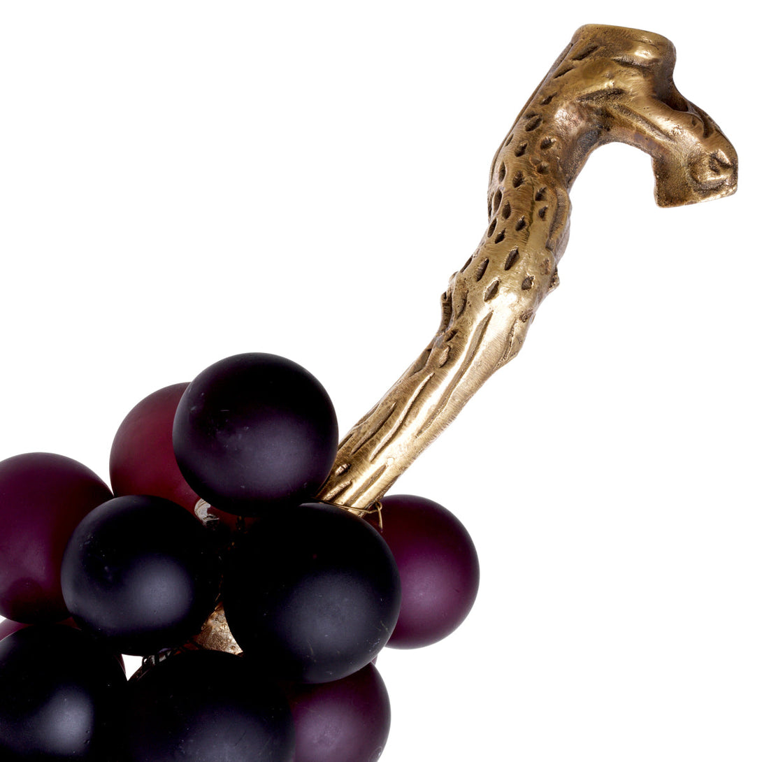 Object French Grapes Purple Glass Accessories Eichholtz