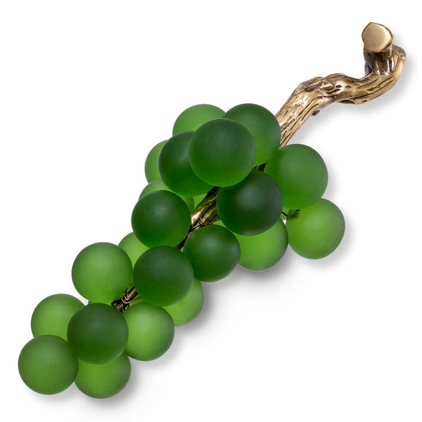Object French Grapes Green Glass Accessories Eichholtz