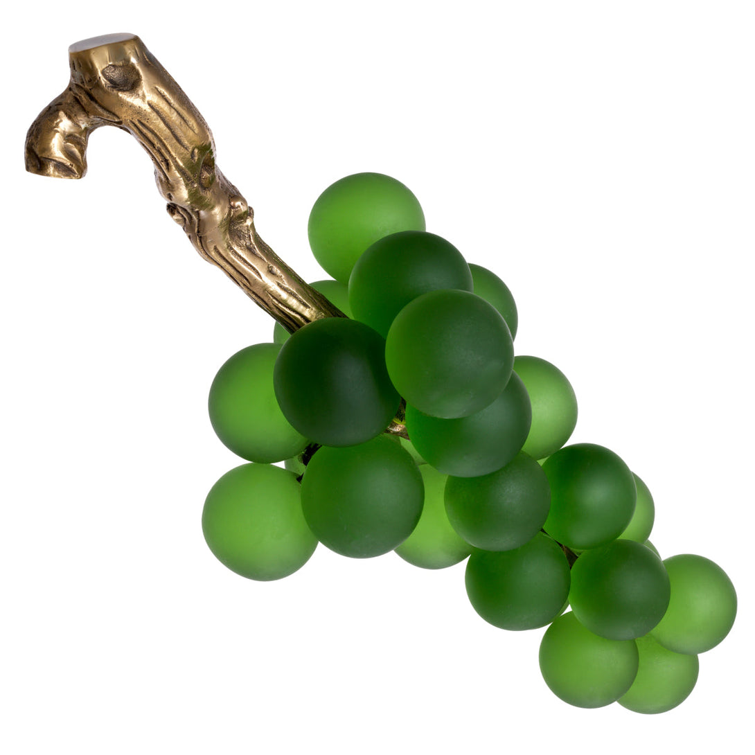 Object French Grapes Green Glass Accessories Eichholtz
