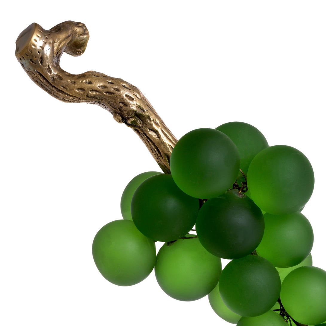 Object French Grapes Green Glass Accessories Eichholtz