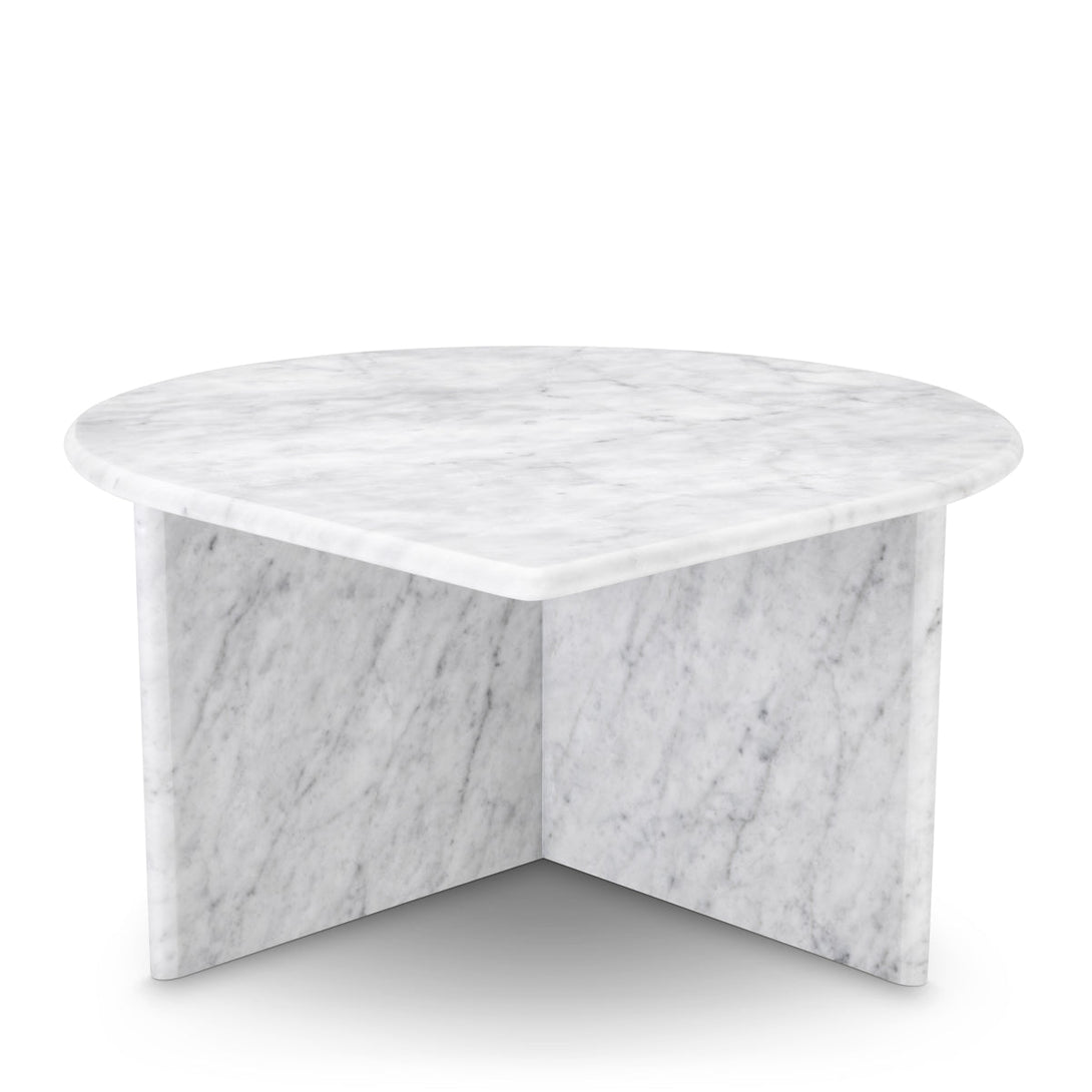 Coffee Table Naples Set Of 3 Honed Carrera Marble Furniture Eichholtz