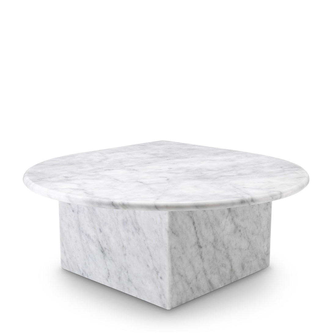 Coffee Table Naples Set Of 3 Honed Carrera Marble Furniture Eichholtz