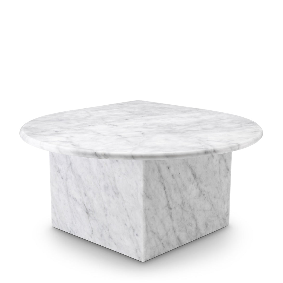 Coffee Table Naples Set Of 3 Honed Carrera Marble Furniture Eichholtz