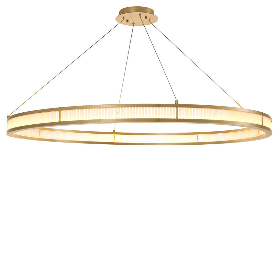 Chandelier Damien Xl Antique Brass Finish Lighting Eichholtz