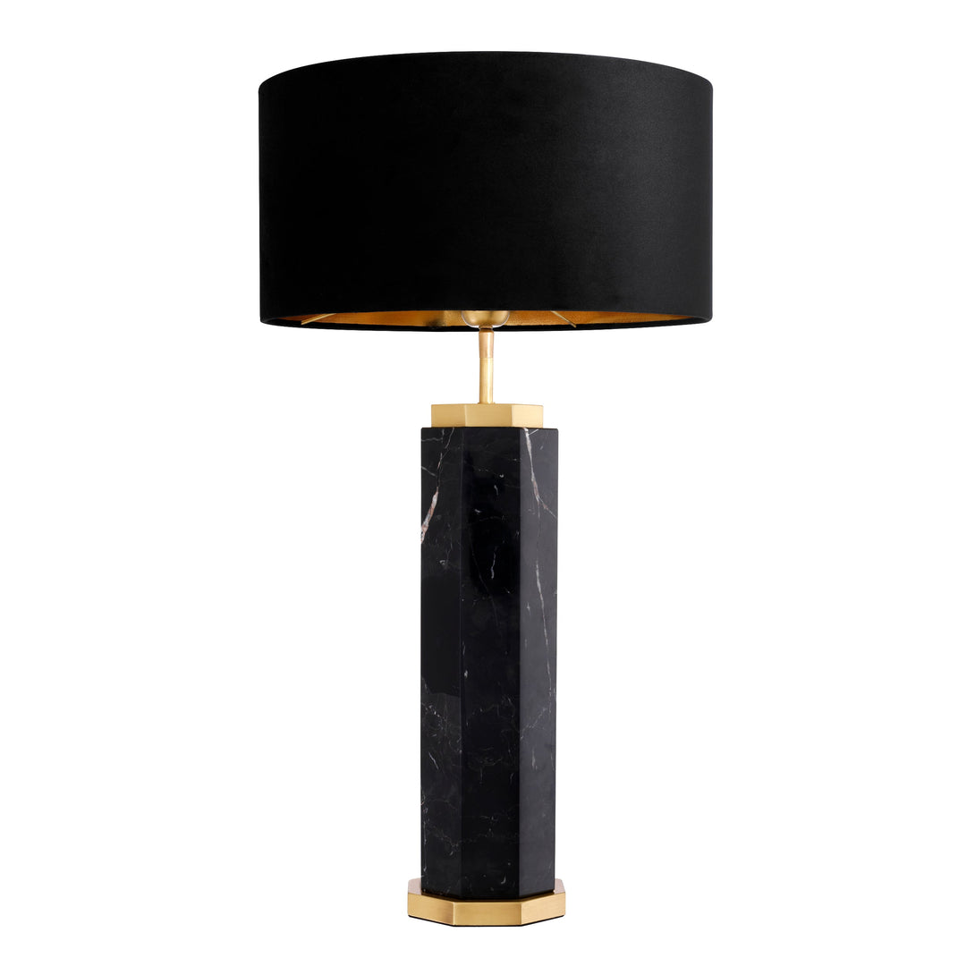 Table Lamp Newman Black Marble Lighting Eichholtz
