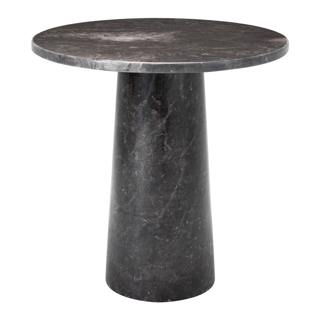 Side Table Terry Grey Marble Furniture Eichholtz