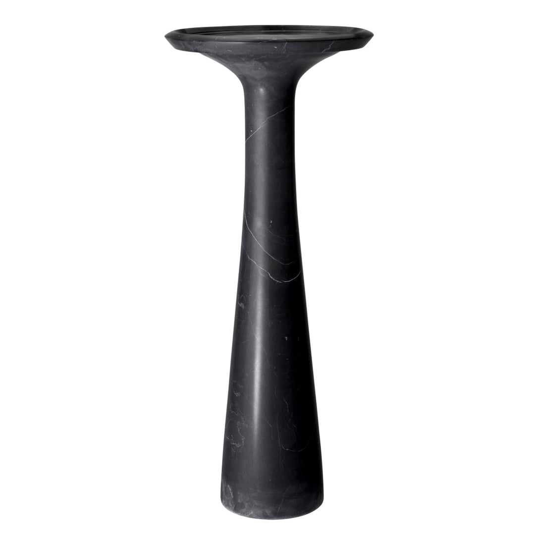 Side Table Pompano High Honed Black Marble - Image 2