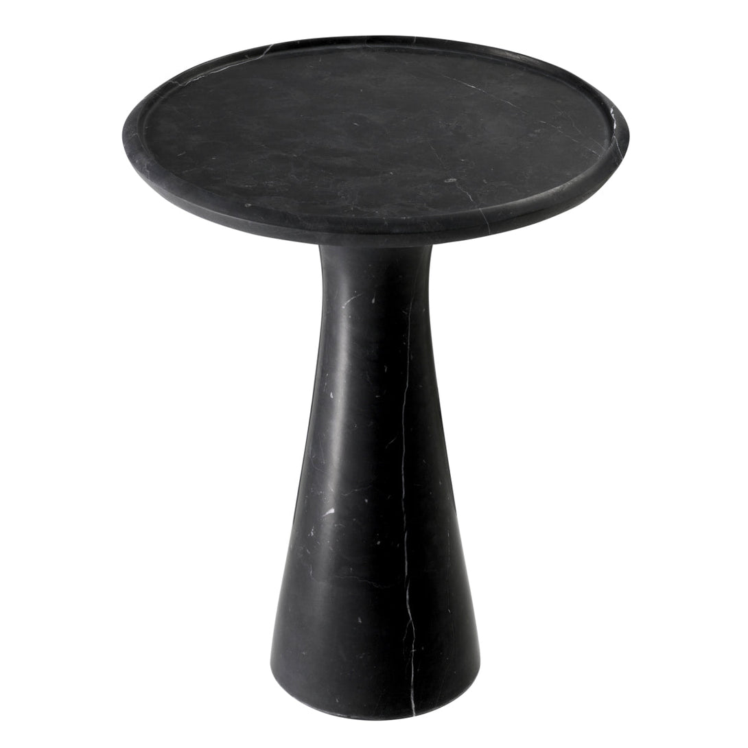 Side Table Pompano Low Honed Black Marble Furniture Eichholtz