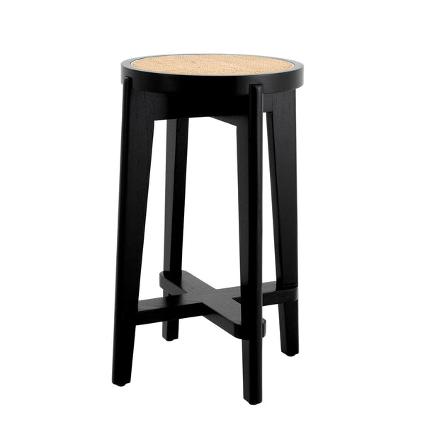 Counter Stool Dareau Classic Black Furniture Eichholtz