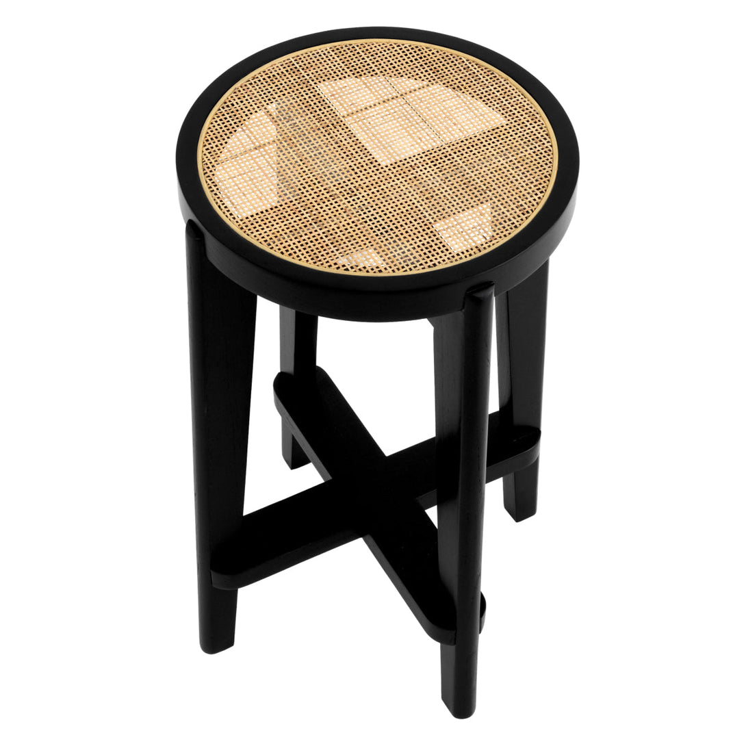 Counter Stool Dareau Classic Black Furniture Eichholtz