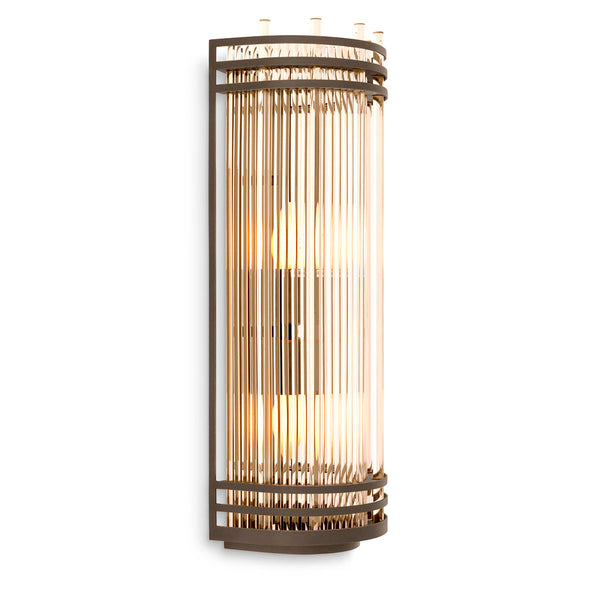 Wall Lamp Gulf L Bronze Highlight Finish Lighting Eichholtz